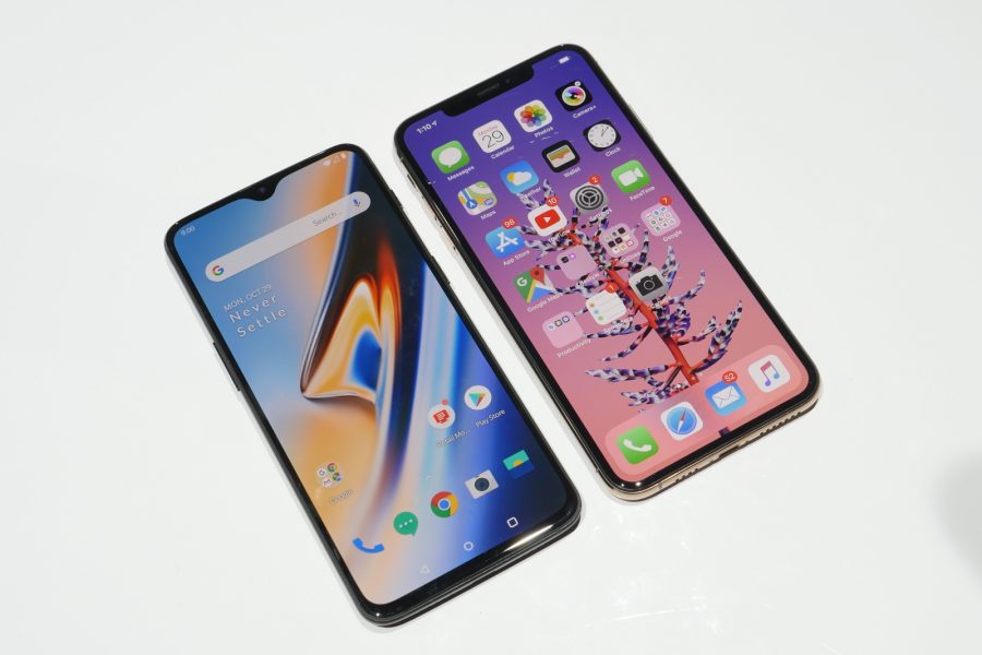 OnePlus 6T and iPhone XS Max