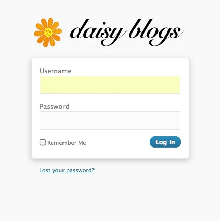 Daisy Blogs Login