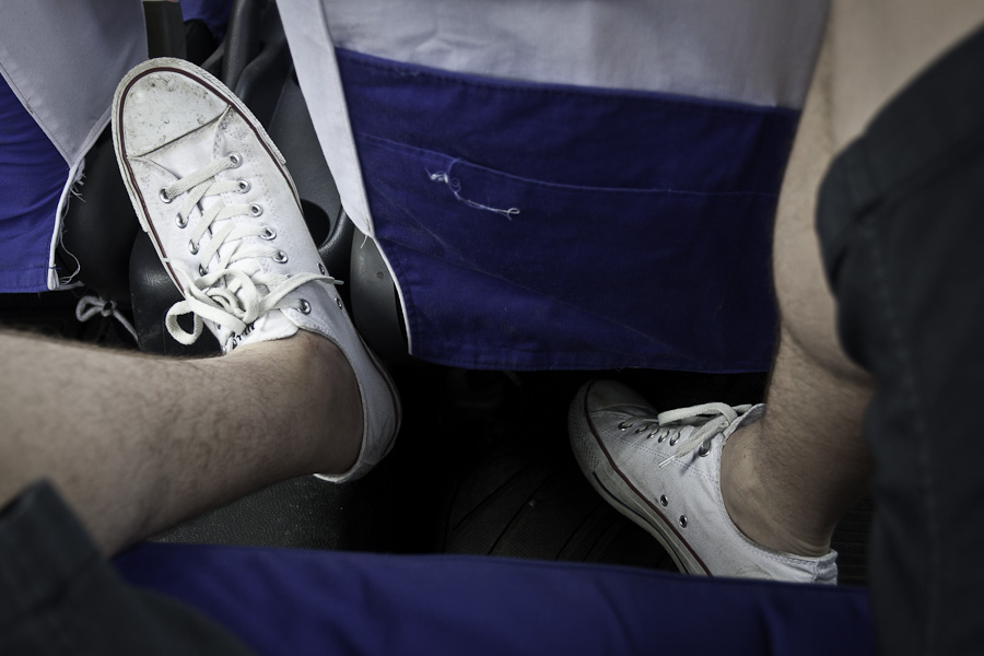 Feet in Taxi