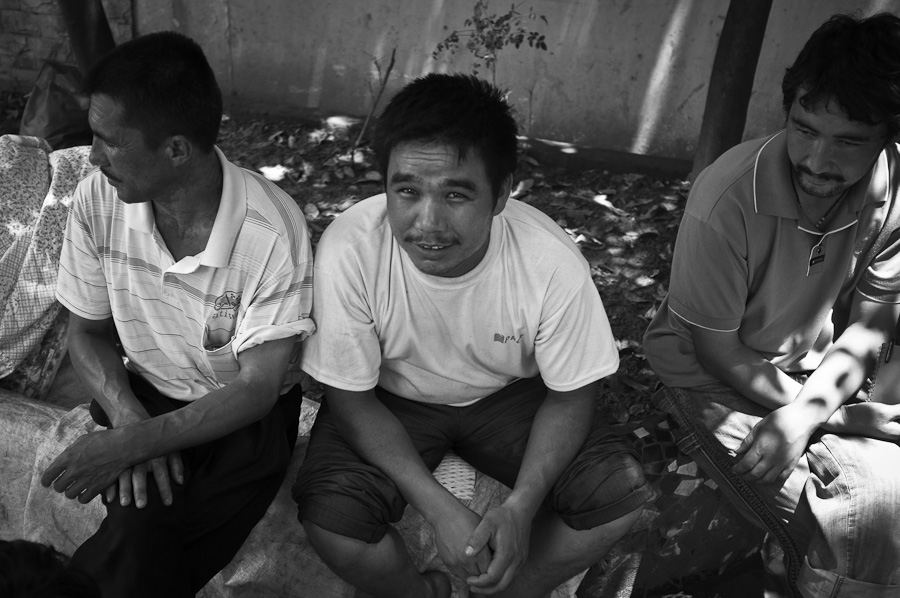 Xinjiang Men Resting