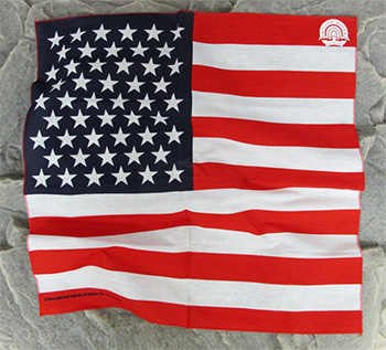 American Flag Bandana